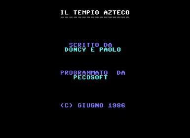 Il Tempio Azteco - Screenshot - Game Title (null) - 654x477