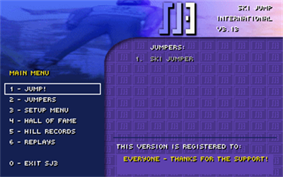Ski Jump International v3 - Screenshot - Game Title (null) - 320x200