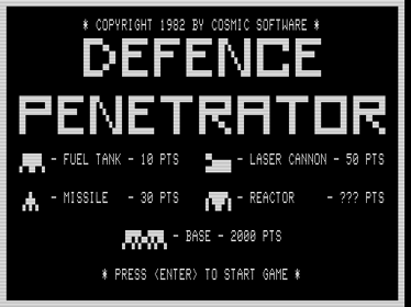Defence Penetrator - Screenshot - Game Title (null) - 512x384