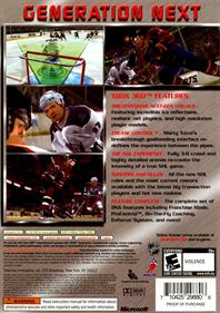NHL 2K6 - Box - Back (North America) - 1518x2148