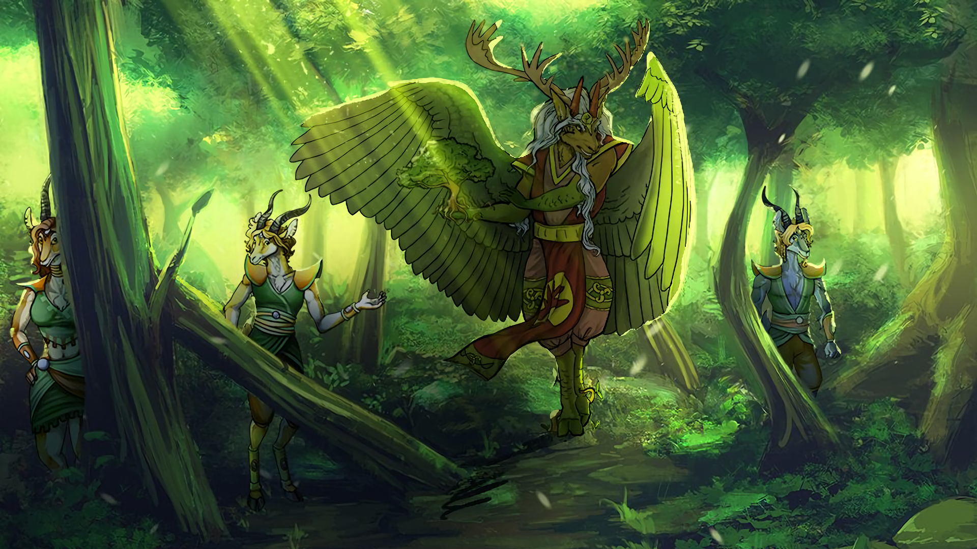 Illustration of Furcadia: The Second Dreaming