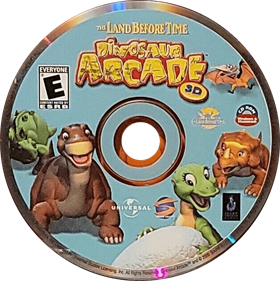 The Land Before Time: Dinosaur Arcade 3D - Disc (North America) - 629x630