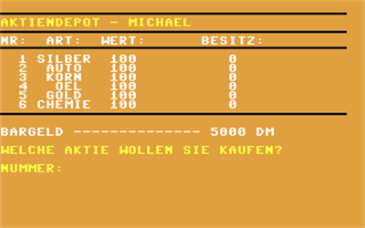 Borsenmakler 90 - Screenshot - Gameplay (null) - 320x200