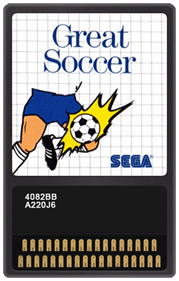 Great Soccer: The Sega Card - Cart - Front (Europe) - 312x489