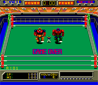 Robo Wres 2001 - Screenshot - Game Over (null) - 256x224