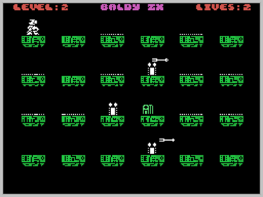 Baldy ZX - Screenshot - Gameplay (World) - 256x192