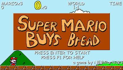 Super Mario Buys Bread - Screenshot - Game Title (null) - 448x256