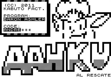 Aahku Al Rescate - Screenshot - Game Title (null) - 512x384