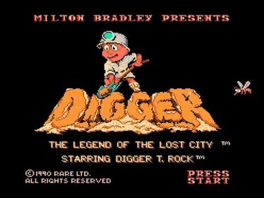 Digger T. Rock: The Legend of the Lost City - Screenshot - Game Title (null) - 1440x1080