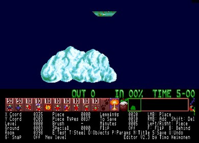 Lemmings Holiday 1994 Editor - Screenshot - Gameplay (null) - 698x502