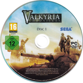 Valkyria Chronicles - Disc (Europe) - 767x767