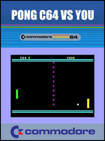 Pong C64 vs You - Fanart - Box - Front (null) - 798x1072