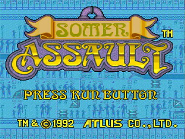 Somer Assault - Screenshot - Game Title (North America) - 640x480
