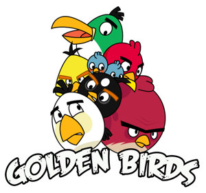 Golden Birds - Clear Logo (null) - 902x843