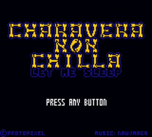 CharaVera Non Chilla: Let Me Sleep - Screenshot - Game Title (World) - 160x144