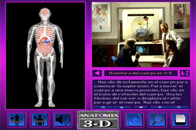 3-D Body Adventure - Screenshot - Gameplay - 720x480