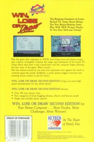 Win, Lose, or Draw: Second Edition - Box - Back (North America) - 586x881