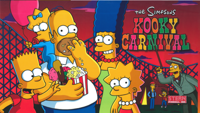 The Simpsons Kooky Carnival - Banner (World) - 1366x768