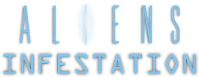 Aliens Infestation - Clear Logo (null) - 400x156