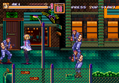 Streets of Rage 2 Idol Showdown Next Fes - Screenshot - Gameplay (World) - 320x224