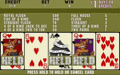 Bad Dog Poker - Screenshot - Gameplay (null) - 640x401