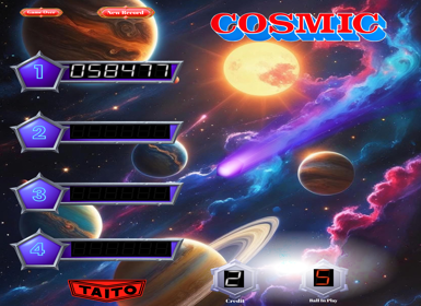 Cosmic: New Reskin - Arcade - Marquee (null) - 2026x1475