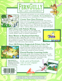 FernGully: The Last Rainforest - Box - Back (North America) - 1437x1855