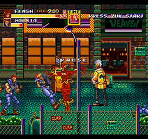 Flash in Streets of Rage 2 - Screenshot - Gameplay (World) - 256x240