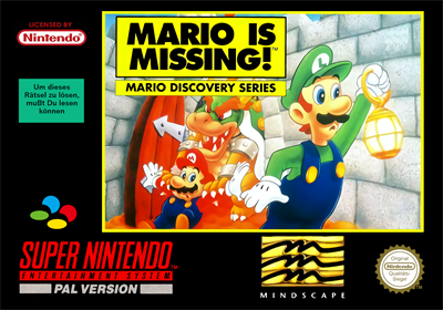 Mario is Missing! - Box - Front (Germany) - 2103x1476