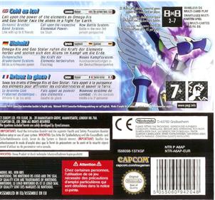 Mega Man Star Force: Pegasus - Box - Back (Europe) - 800x744