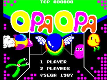 Fantasy Zone: The Maze - Screenshot - Game Title (Japan) - 256x192