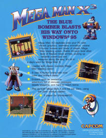 Mega Man X3  - Box - Back (North America) - 640x833