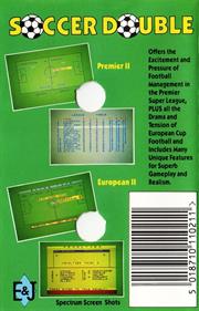 Soccer Double - Box - Back (Europe) - 578x900