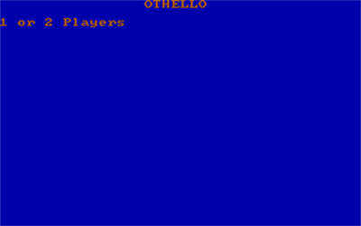 Othello (1982) - Screenshot - Game Title (null) - 320x200