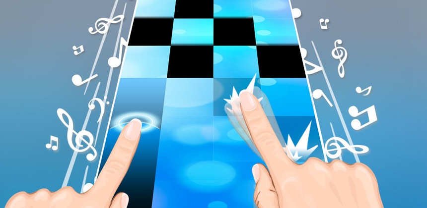 Illustration of Piano Tiles 2