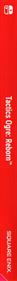 Tactics Ogre: Reborn - Box - Spine (Europe) - 118x1902