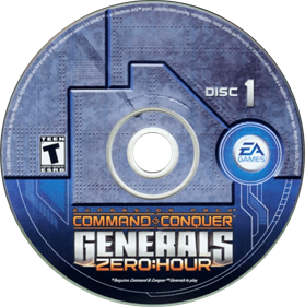 Command & Conquer: Generals: Zero Hour - Disc - 742x745