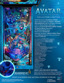Avatar: The Battle For Pandora - Advertisement Flyer - Back (World) - 900x1165