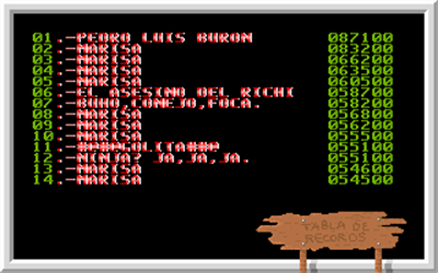 Sextris - Screenshot - High Scores (null) - 320x200