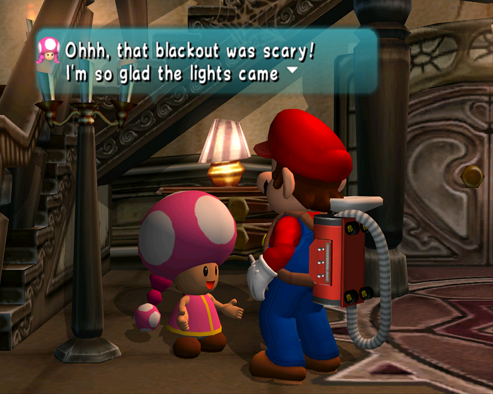 Illustration of Mario's Mansion