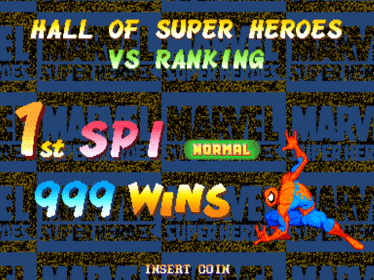 Marvel Super Heroes - Screenshot - High Scores (null) - 640x480