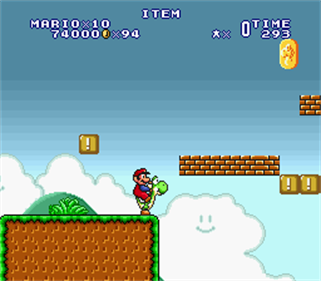 SMW SMB1 Style Hack - Screenshot - Gameplay (United States) - 256x224