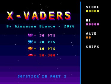 X-Vaders - Screenshot - Game Title (null) - 675x509