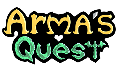 Arma's Quest - Clear Logo (World) - 1000x574