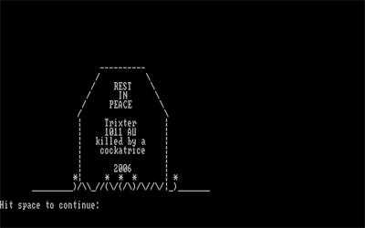 Hack - Screenshot - Game Over (null) - 640x400