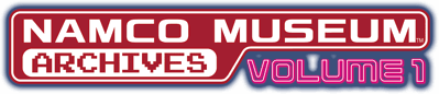 NAMCO MUSEUM ARCHIVES Vol 1 - Clear Logo (null) - 2676x577