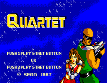 Quartet - Screenshot - Game Title (North America) - 248x192