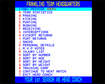 Head Coach Deluxe - Screenshot - Gameplay (null) - 640x512
