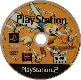 Official U.S. PlayStation Magazine Demo Disc 58 - Disc (North America) - 500x497