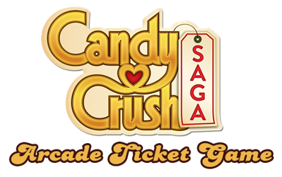 Candy Crush Saga: Ticket Redemption Arcade - Clear Logo (World) - 399x250